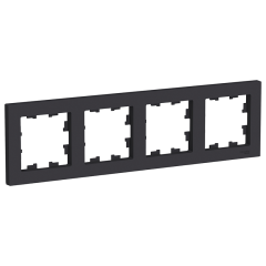 Рамка 4 поста, карбон Systeme Electric ATN001004