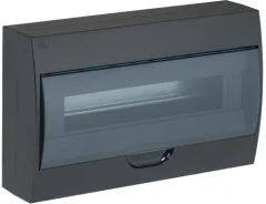 KREPTA 3 Корпус пластиковый ЩРН-П-18 IP41 черный IEK MKP12-N-18-41-K02