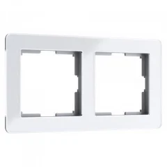 Рамка на 2 поста Acrylic белый W0022701 Werkel a059314