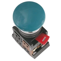 Кнопка AEА-22 "Грибок" зеленый d22мм 1з+1р IEK BBG30-AEA-K06