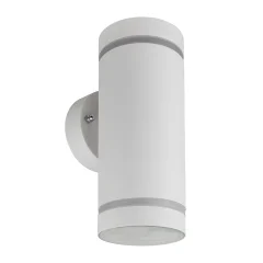 Светильник садово-парковый, 230V 2*GX53, DH1002, белый ( на стену вверх/вниз ) Feron 48316