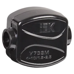 Зажим ответвительный У-739М (4-10/1,5-2,5 мм²) IP20 IEK UKZ-ZO-739M