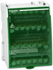 Распределительный блок Linergy DS Винтовой 4 полюса 100А 28 отверстий Schneider L Schneider Electric