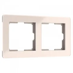 Рамка на 2 поста Acrylic айвори W0022743 Werkel a060538
