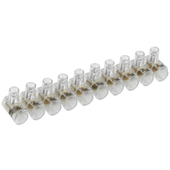 Зажим винтовой концевой изолированный КЗВИ 6,0мм2 (10x1) IEK UZVK-06-10