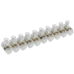 Зажим винтовой концевой изолированный КЗВИ 6,0мм2 (10x1) IEK UZVK-06-10