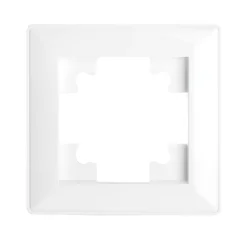 Рамка , PFR00-7001-01 1-местная, пластик, серия Катрин, белый STEKKER 39792