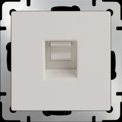Розетка Ethernet RJ-45 (слоновая кость)W1181003 Werkel a051467