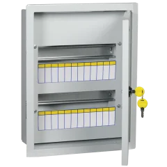 TITAN 3 Корпус метал. ЩРв-24 (395х310х120) IP31 IEK MKM14-V-24-30-T