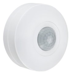 Датчик движения ДД 025 белый, 1200Вт, 360 гр.,6М,IP20, IEK LDD11-025-1200-001