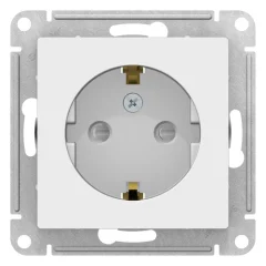 ATLASDESIGN РОЗЕТКА с заземлением со шторками, 16А, механизм, ЛОТОС Systeme Electric ATN001345