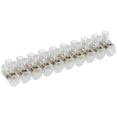 Зажим винтовой концевой изолированный КЗВИ 2,5мм2 (10x1) IEK UZVK-025-10