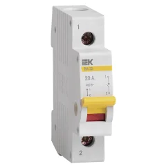 Выключатель нагрузки (мини-рубильник) ВН-32 1Р 20А IEK MNV10-1-020