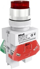 Выкл. кноп. ABLFP D22 LED кр. 24В AC/DC ВK-22 Dekraft 25070DEK