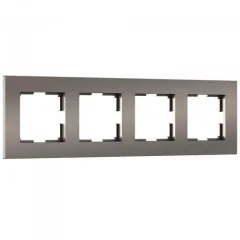 Рамка на 4 поста Slab (бронза матовый) W0042963 Werkel a062816