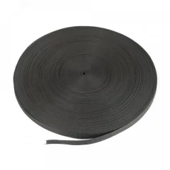 Лента монтажная текстильная 20 мм черная (50м/уп) Промрукав PR08.13067