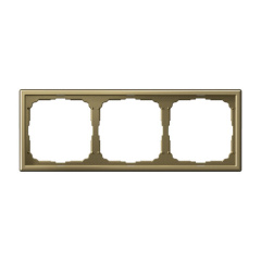 ARTGALLERY 3-постовая РАМКА, универсальная, ЗОЛОТО Systeme Electric GAL001603