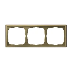 ARTGALLERY 3-постовая РАМКА, универсальная, ЗОЛОТО Systeme Electric GAL001603