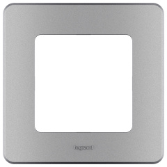 Рамка - 1 пост - INSPIRIA - алюминий Legrand 673932