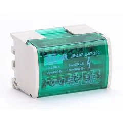 Кросс-модуль на DIN-рейку 2х7 групп, 100А ШН-103 DEKraft 32015DEK