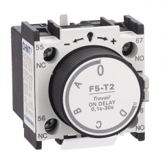 Приставка выдержки времени на отк.F5-D0 (0,1-3 сек) к контакторам NC1, NC2 и NXC (R) CHINT 258018