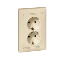 Розетка СП 2-м c з/к в сборе (слон. кость) Valena Legrand 774370