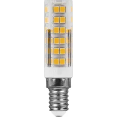 Лампа светодиодная, (7W) 230V E14 2700K JCD, LB-433 Feron 25898