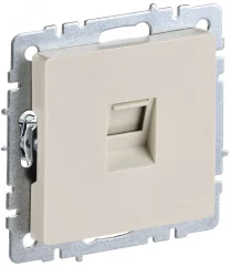 BRITE Роз. комп. RJ45 кат.5E РК10-БрКр беж. IEK BR-K10-1-K10