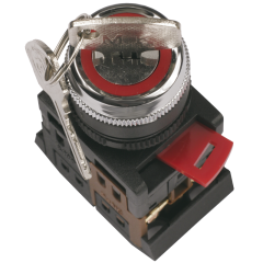 Переключатель АKS-22 черн. с ключ. 2 полож. I-O 1з+1р IEK BSW10-AKS-2-K02