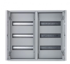 Корпус мет. нав. двудверный 520х585х120 72 мод. IP31 ЩРН-72 DEKraft 30212DEK