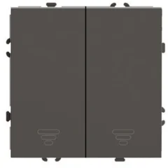 Выключатель 2-клавишный самовозвратный (механизм), . 250В, 10А, серия Эмили, RSW10-5113-09, а STEKKE