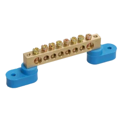 Шина N "ноль" на двух угловых изол ШНИ-8х12-16-У2-С IEK YNN10-812-16C2-K07