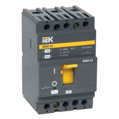 Авт выкл. ВА 88-32 3Р 100А 25кА IEK SVA10-3-0100-R