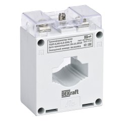 Трансформатор тока ТШП-0,66 0,5 100/5 5ВА, диаметр 30мм DEKraft 50134DEK