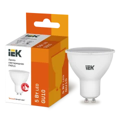 Лампа LED PAR16 софит 5Вт 230В 3000К GU10 IEK LLE-PAR16-5-230-30-GU10