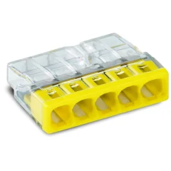 Клеммник 5 (одножильных) х 0,5-2,5 мм 24A Cu [уп. 100шт] WAGO 2273-205