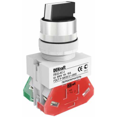 Перекл. на 3 фикс. полож. I-O-II станд. ручка ПЕ-22 DEKraft 25052DEK