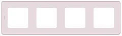 Рамка 4 поста - Inspiria - розовый Legrand 673964