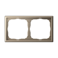 ARTGALLERY 2-постовая РАМКА, универсальная, ШАМПАНЬ Systeme Electric GAL000502