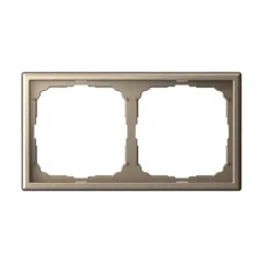 ARTGALLERY 2-постовая РАМКА, универсальная, ШАМПАНЬ Systeme Electric GAL000502