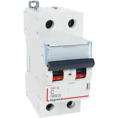 Автоматический выключатель DX³-E 6000 - 6 кА - тип характеристики C - 2П - 230/400 В~ - 6 А - 2 моду