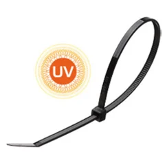 Стяжка нейлоновая КСС 8x200 (черн) (100шт) Fortisflex 50281