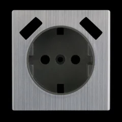 Накладка для USB розетки (глянцевый никель) W1179502 Werkel a051096