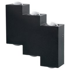 Светильник уличный светодиодный, 6*1W, 600Lm, 4000K, черный DH110 Feron 11704