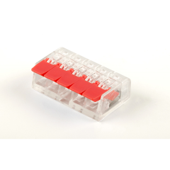 Клемма 5 х (0,14/0,2-4) монтажная компактная LD221-415 [уп. 50шт] STEKKER 32395