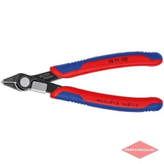 Electronic Super Knips Бокорезы прецизионные, чернёные, зажим для проволоки, 125 мм, 2-комп ручки, S