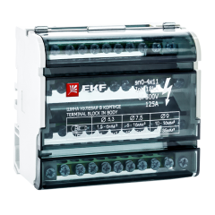Шина нулевая в корпусе (4х11) PROxima EKF sn0-4x11