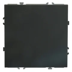 Выключатель 1-клавишный (механизм), , 250В, 10А, серия эмили, RSW10-5103-05, черный уголь, so STEKKE