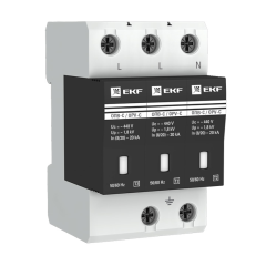 Ограничитель импульсных напряжений ОПВ-C/3P In 20кА 440В с сигн. EKF opv-c3