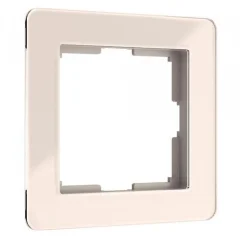 Рамка на 1 пост Acrylic айвори W0012743 Werkel a060537
